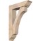 Ekena Millwork Legacy Traditional Smooth Bracket w/ Offset Brace, Douglas Fir, 7 1/2"W x 30"D x 42"H BKT0806X30X42LEC01SDF - alternate 1